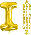 Letter Balloons Gold 40 Inch I Large Giant Big Foil Mylar Balloon | by Unknown