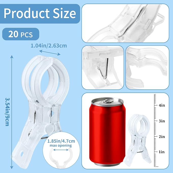 PUGPIU 20 Pack Balloon Arch Clips - Image 2