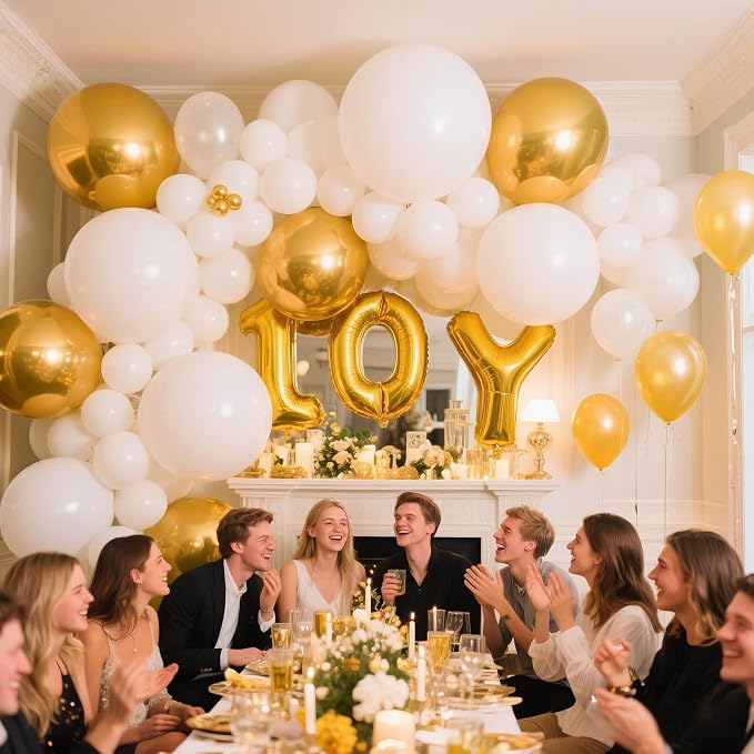 32Pcs White Big Balloons 18 Inch, Round Large Latex Party Balloons - Image 6