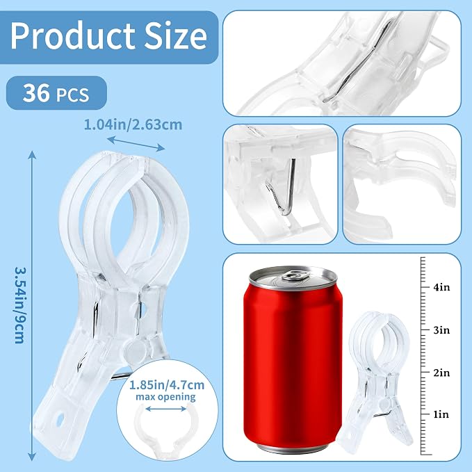PUGPIU 36 Pack Balloon Arch Clips - Image 2