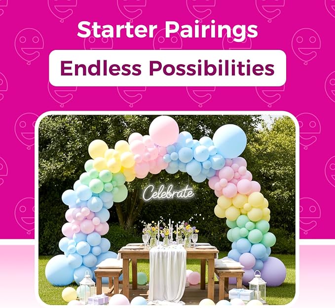 Bezente Pastel Balloons 18 Inch 30 Pack Latex Large Thick | Multicolor Macaron - Image 4