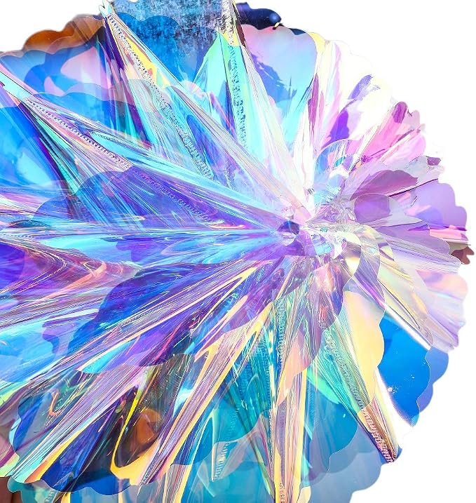 Hanging Decorations Iridescent Honeycomb Ball Foil Ceiling Hanging Ornaments - Image 3