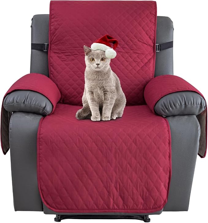 XINEAGE Water Resistant Recliner Cover, Nonslip Recliner Chair Covers by XINEAGE