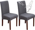 Waterproof Dining Chair Covers Set of 2 Parsons Chair Slipcovers | Double by Genina