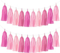 20PCS Tissue Tassel Garland Kit Pre-Cut Tissue Paper Streamers by Chrotopic