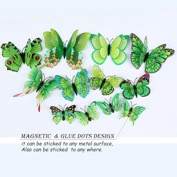 OPSEAM 3D Butterfly Wall Decor Butterfly Decorations Stickers - Image 3