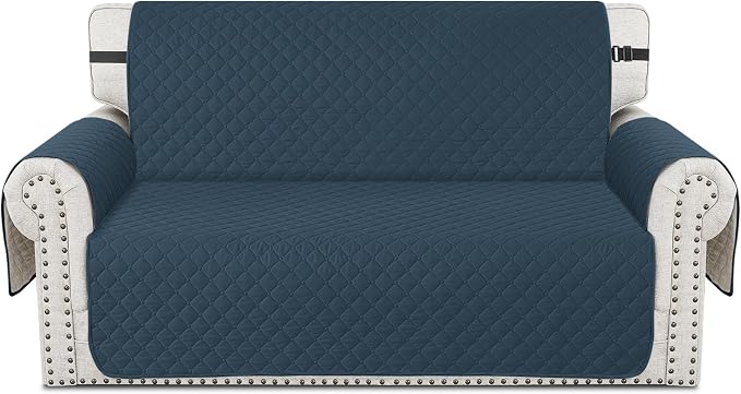 XINEAGE Waterproof Loveseat Sofa Cover, Washable Slipcover 2 Seater Couch Cover by XINEAGE