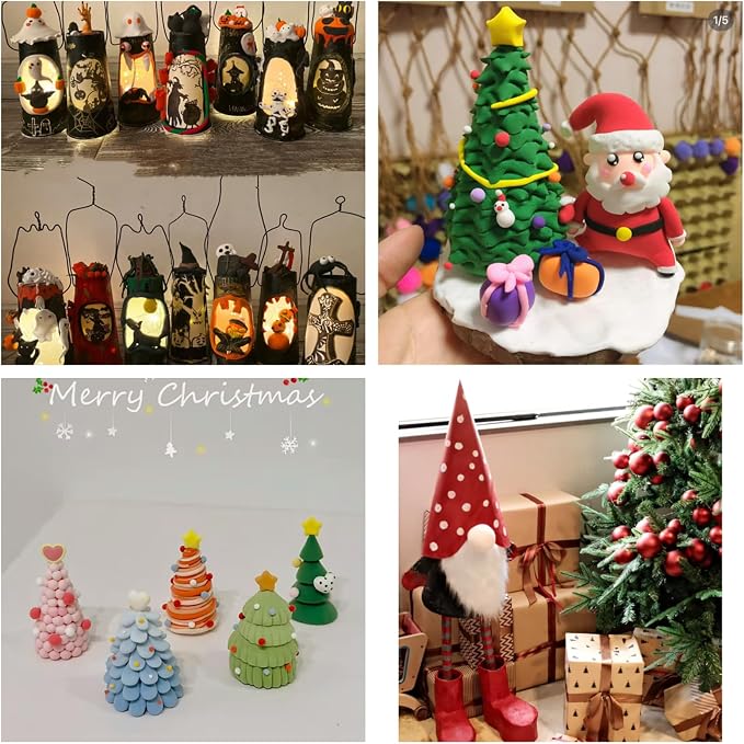 Crafjie 6PCS Paper Mache Cones Open Bottom Variety Pack Set of 1pcs 13.75x5 - Image 4