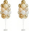 Gold Balloon Column Stand Kit by Tosuced