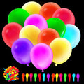 Voircoloria 105pcs UV Neon Black Light Party Latex Balloons, 10inch | Glow in by Voircoloria