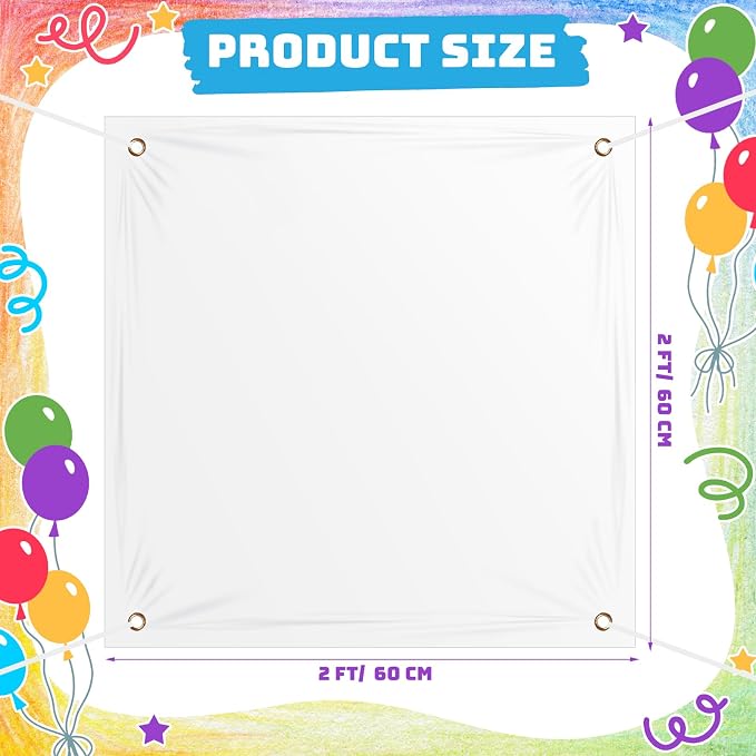 Zonon Large Blank Banners And Signs Polyester Oxford Cloth Sublimation Banner - Image 4