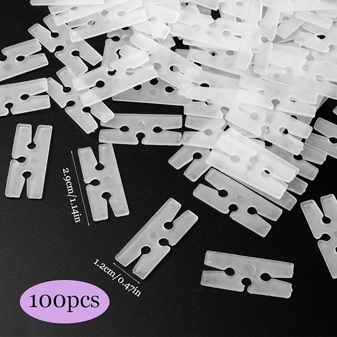 100pcs H-Shape Balloon Clips - Image 2