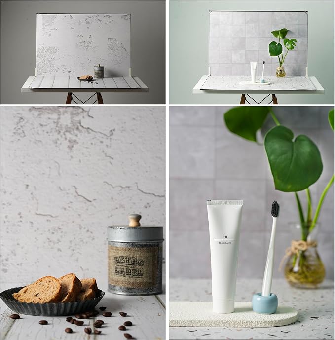 23 x 35 in Product Photography Backdrops, 10 Sheets, 20 Patterns | Double-Sided - Image 3