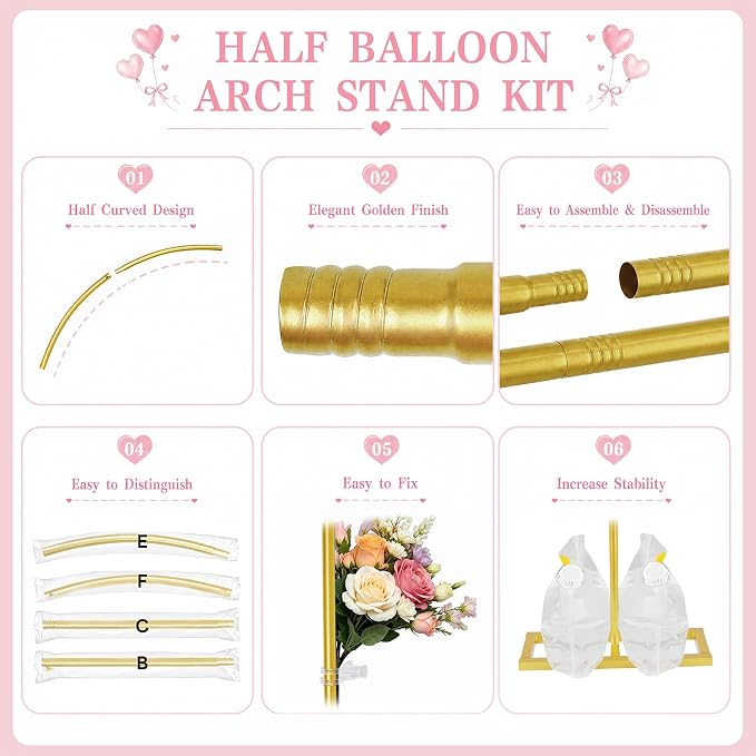 RELBRO Half Arch Balloon Backdrop Stand - Image 5