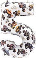 Toyland® 26" Monster Jam™ Number 5 Foil Balloon by Toyland
