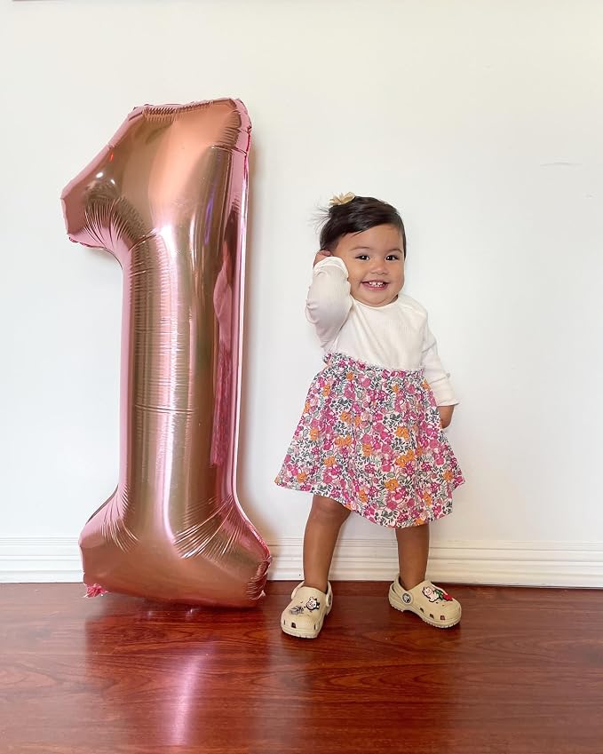 Rose Gold Number 9 Balloon 40 Inch - Image 7