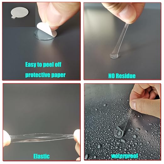 120 Pcs Sticky Tack, Double Sided Sticky Dot, No Trace Poster Adhesive Putty - Image 3