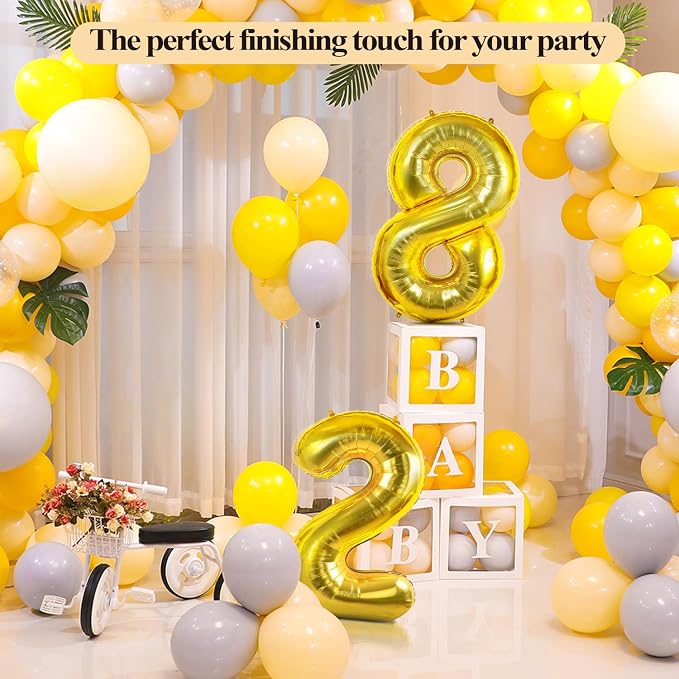 Number 53 Balloons for 53rd Birthday Party Decorations, 0-100 Large No.53 for - Image 5