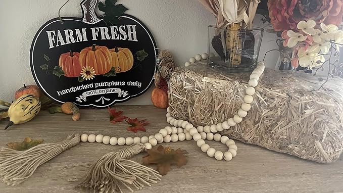 LSKYTOP 60 Inches Wood Bead Garland - Image 8