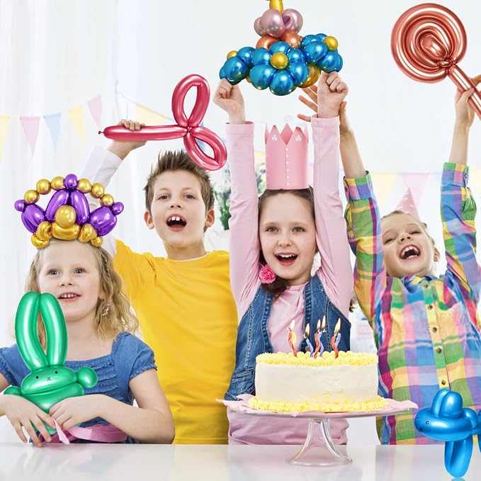 260 Metallic Multi Long Balloons - Image 5
