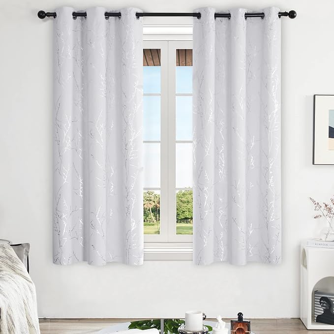 Deconovo Room Darkening Curtains, Room Darkening Drapes, 2 Panels, - Image 2