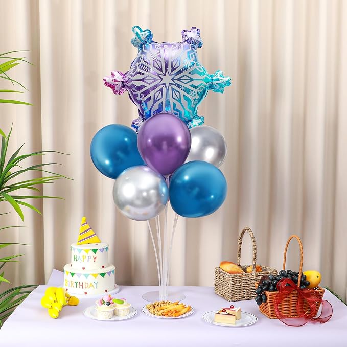 4 Sets Snow Party Balloons Stand Kit - Image 4