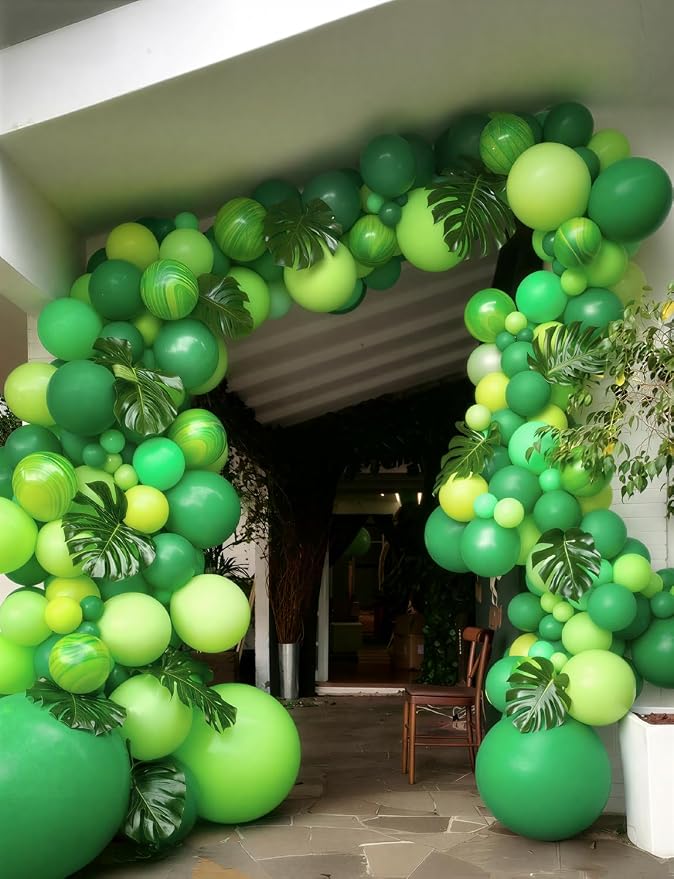 Green Balloons, Latex Balloons for Christmas, Baby Shower, Jungle Safari - Image 5