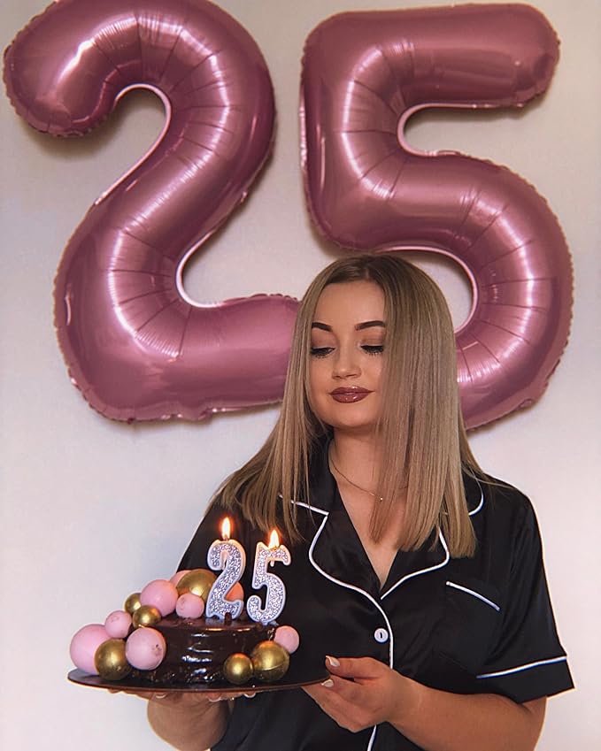 0 Balloon - Pastel Pink Birthday Number Balloons, 40 Inch Decorations | Pastel - Image 9
