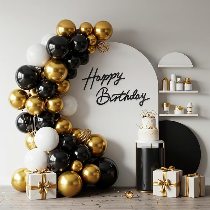 TONIFUL Happy Birthday Sign for Backdrop - Image 6