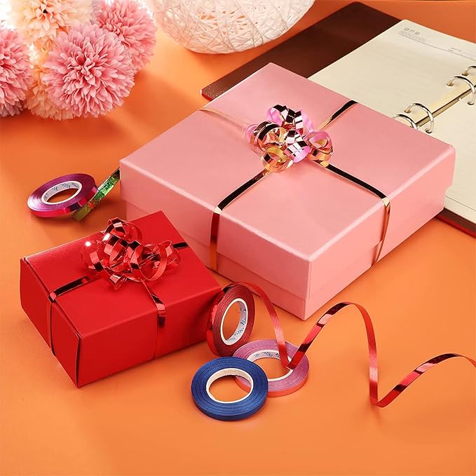 30 Rolls Curling Ribbons 1/5" Wide x 11 Yards 330 Yards Shiny Plastic Balloon - Image 6