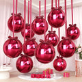 Burgundy Red Round Foil Balloons by FunHot