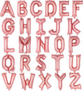 26 Pcs Rose Gold Letter Balloons, 16 Inch Foil Alphabet Letter Balloons by YOTHORN