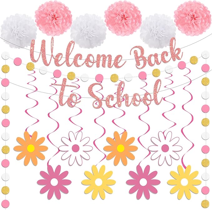 Daisy Welcome Back to School Decorations by TagreSpike