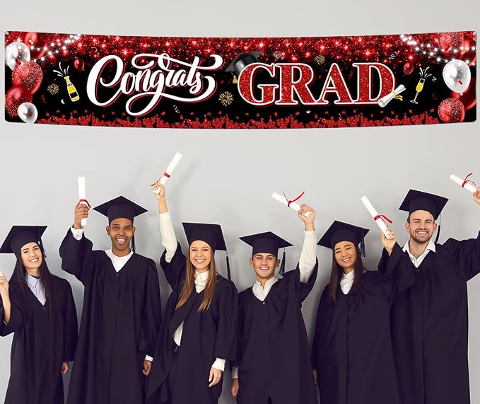 2026 Graduation Decorations-Large Congrats Class of 2026 Banner Congrats Grad - Image 6