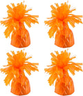 4 Pcs Orange Metallic Balloon Weights Holder Anchors Balloon Holder Weights by ZCYSRLQIN