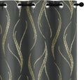 Yakamok Dark Grey Blackout Curtains by Yakamok