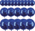 PartyWoo Navy Blue Large Giant Foil 4D Balloons 20pcs Different Sizes | 22 15 by PartyWoo