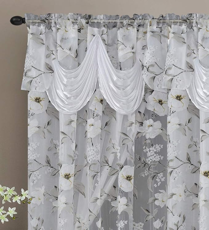 GOHD Roman Romance Window Curtain by GOHDGoldenOceanHomeDecor