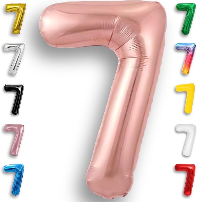Black Number 0 to 9 Mylar Balloon 40 Inch by Unknown