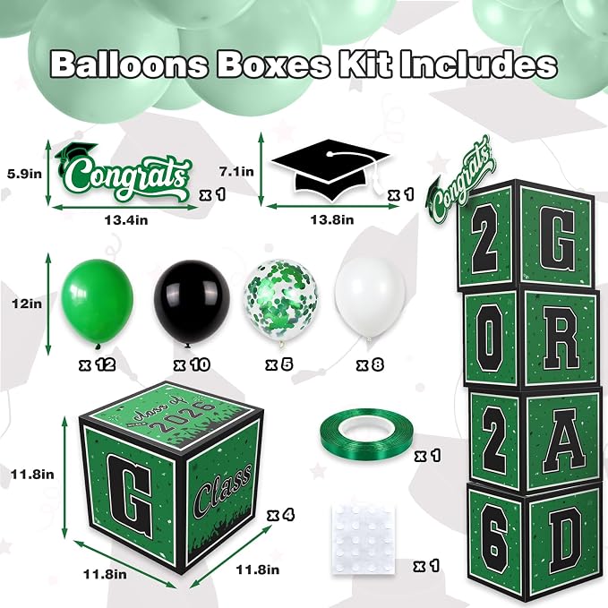 Green Graduation Decorations 2026 - Image 2
