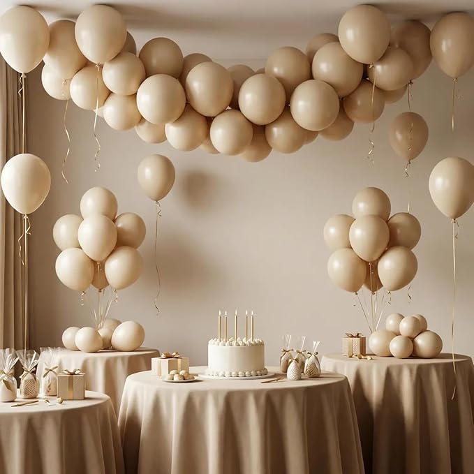 White Sand Balloons Arch Kit - Image 2