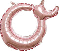 Rose Gold Script Shaped Foil Balloon by AmscanPartySupplies