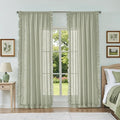 Light Sage Green Farmhouse Curtains by TERLYTEX