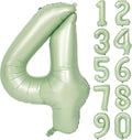 40" Olive green Number Balloon Helium Foil Mylar Balloon Birthday Digital 4 | by Exquisitehighqualitypartydecorationstomeetyoureveryneed%EF%BC%81