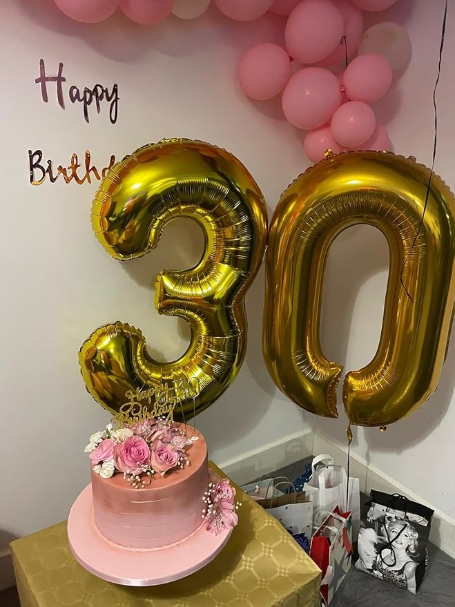 30 Balloon Numbers 30th Year Old Birthday Decorations - Image 4