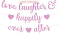 Pre-Strung Love Laughter & Happily Ever After Banner by PerfectOccasion