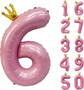 40 inch Pink Number 6 Balloon by Yeodong
