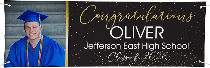 Let's Make Memories Personalized Graduation Banner Class of 2026 or Any Year - Image 7
