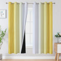 Room Darkening Gradient Blackout Curtains 72 Inch Length 2 Panels Set, Ombre by ESTELARTEXTILER