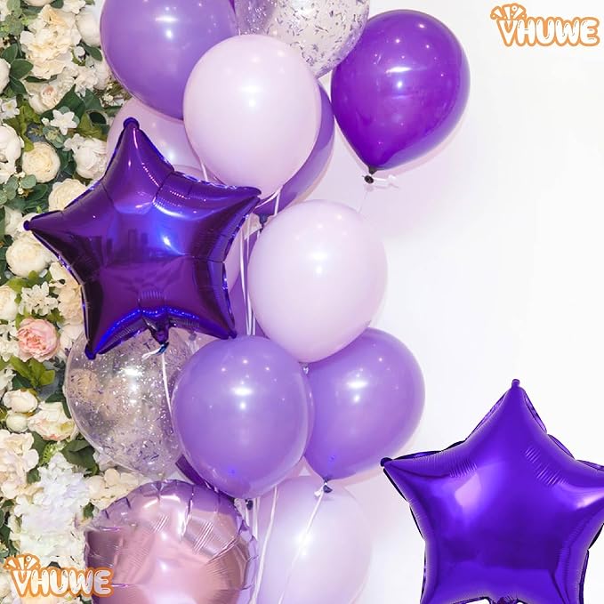 Purple Star Balloons 18 Inch - Image 6